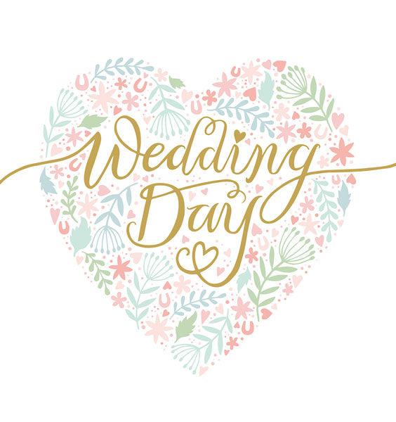 Wedding Day Heart Card