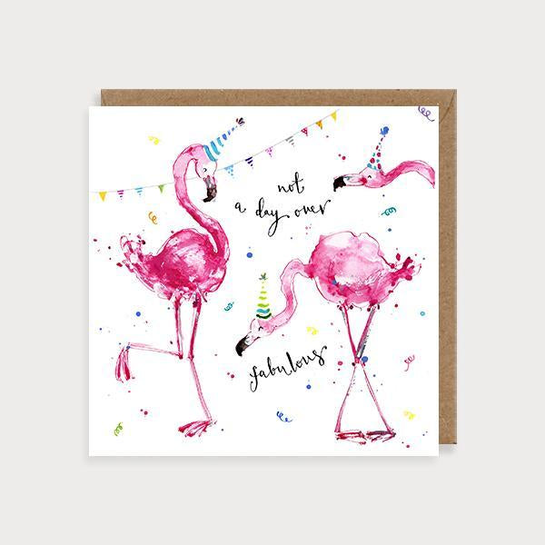 Fabulous Flamingos Card