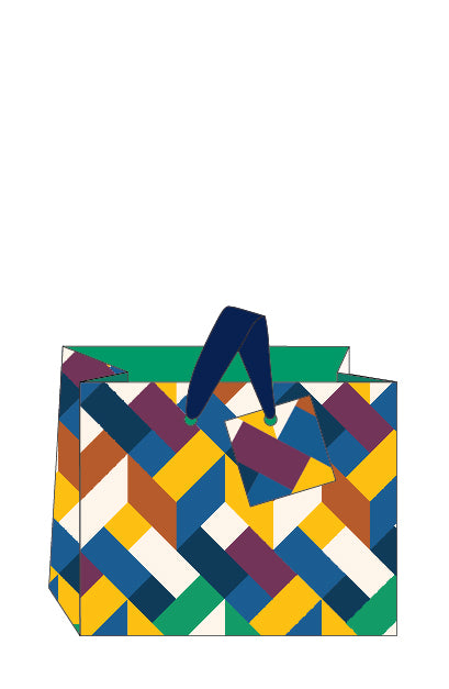 Geometric Gift Bag - Landscape